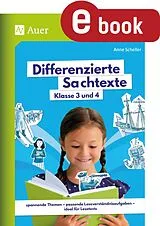 E-Book (pdf) Differenzierte Sachtexte Klasse 3 und 4 von Anne Scheller