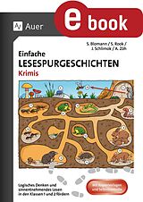 E-Book (pdf) Einfache Lesespurgeschichten Krimis von S. Blomann, S. Rook, J. Schlimok