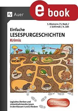 E-Book (pdf) Einfache Lesespurgeschichten Krimis von S. Blomann, S. Rook, J. Schlimok