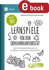 E-Book (pdf) Die Top 10 Lernspiele für den Erdkundeunterricht von Gerhard Vierbuchen, Reinhold Helf