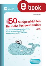 E-Book (pdf) 50 Minigeschichten für mehr Textverständnis 3/4 von Denise Müller
