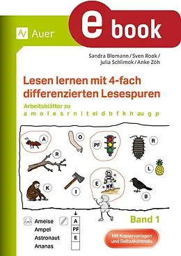 E-Book (pdf) Lesen lernen mit 4-fach differenzierten Lesespuren von S. Blomann, S. Rook, J. Schlimok