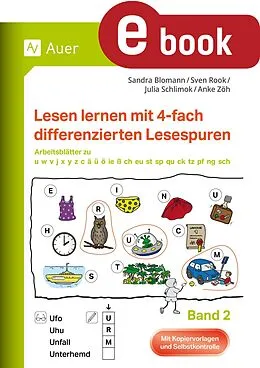 E-Book (pdf) Lesen lernen mit 4-fach differenzierten Lesespuren von S. Blomann, S. Rook, J. Schlimok