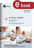 E-Book (pdf) Analog + digital Englisch an Stationen 4 von Heike Jauernig, Jasmin Boller