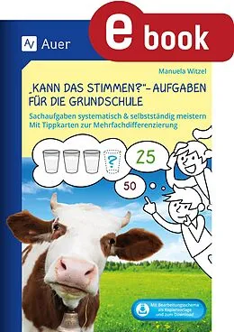 E-Book (pdf) Kann das stimmen - Aufgaben für die Grundschule von Manuela Witzel