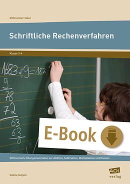 E-Book (pdf) Schriftliche Rechenverfahren von Sabine Gutjahr