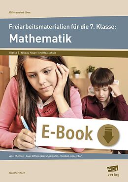 E-Book (pdf) Freiarbeitsmaterialien f. d. 7. Klasse: Mathematik von Günther Koch
