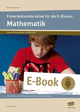 E-Book (pdf) Freiarbeitsmaterialien f. d. 8. Klasse: Mathematik von Günther Koch