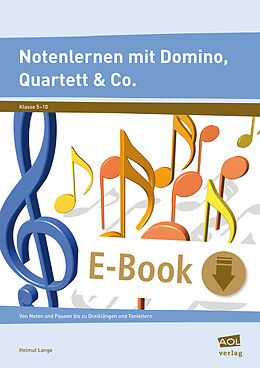 E-Book (pdf) Notenlernen mit Domino, Quartett &amp; Co. von Helmut Lange