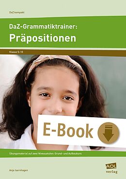 E-Book (pdf) DaZ-Grammatiktrainer: Präpositionen von Anja Isernhagen