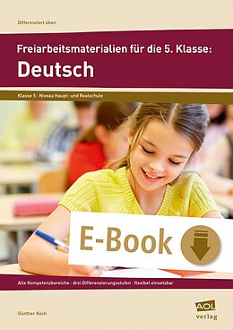 E-Book (pdf) Freiarbeitsmaterialien für die 5. Klasse: Deutsch von Günther Koch