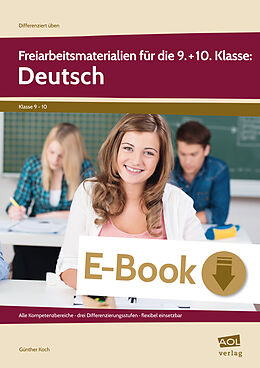 E-Book (pdf) Freiarbeitsmaterialien für die 9.+10. Kl.: Deutsch von Günther Koch