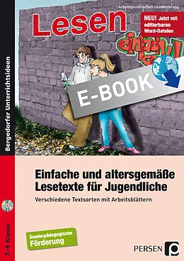 E-Book (pdf) Einfache u. altersgemäße Lesetexte für Jugendliche von Arbeitsgemeinschaft Leseförderung