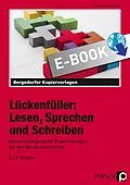 E-Book (pdf) Lückenfüller: Lesen, Sprechen und Schreiben von Brigitte Penzenstadler
