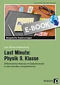 E-Book (pdf) Last Minute: Physik 9. Klasse von Carolin Schmidt, Hardy Seifert, Antje Barth