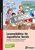 E-Book (pdf) Lesemalblätter für Jugendliche: Berufe von Christine von Pufendorf, Saskia Dümmel