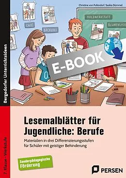 E-Book (pdf) Lesemalblätter für Jugendliche: Berufe von Christine von Pufendorf, Saskia Dümmel