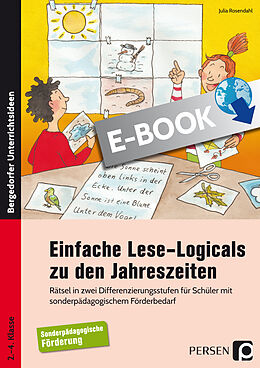 E-Book (pdf) Einfache Lese-Logicals zu den Jahreszeiten von Julia Rosendahl