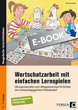 E-Book (pdf) Wortschatzarbeit mit einfachen Lernspielen von Michaela Köller