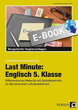 E-Book (pdf) Last Minute: Englisch 5. Klasse von Carina Geck, Claudine Stier