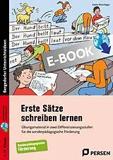 E-Book (pdf) Erste Sätze schreiben lernen - 3./4. Klasse von Katrin Ahlschläger