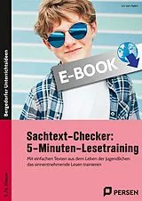 E-Book (pdf) Sachtext-Checker: 5-Minuten-Lesetraining von Liv van Halen