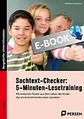 E-Book (pdf) Sachtext-Checker: 5-Minuten-Lesetraining - GS von Redaktion Grundschule
