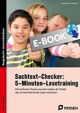 E-Book (pdf) Sachtext-Checker: 5-Minuten-Lesetraining - GS von Redaktion Grundschule