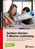 E-Book (pdf) Sachtext-Checker: 5-Minuten-Lesetraining - Sopäd von Redaktion Sonderpädagogische Förderung