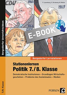 E-Book (pdf) Stationenlernen Politik 7./8. Klasse von Frank Lauenburg, Sabrina Strukamp, Martin Weller