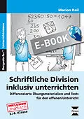 E-Book (pdf) Schriftliche Division inklusiv unterrichten von Marion Keil