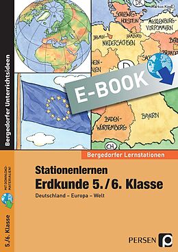 E-Book (pdf) Stationenlernen Erdkunde 5./6. Klasse von Markus Kindl