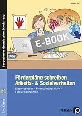 E-Book (pdf) Förderpläne schreiben: Arbeits- & Sozialverhalten von Marion Keil