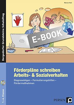E-Book (pdf) Förderpläne schreiben: Arbeits- &amp; Sozialverhalten von Marion Keil