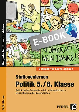 E-Book (pdf) Stationenlernen Politik 5./6. Klasse von Stefan Bucher, Frank Lauenburg