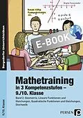 E-Book (pdf) Mathetraining in 3 Kompetenzstufen - 9./10. Klasse von Brigitte Penzenstadler
