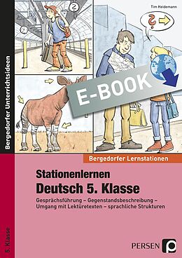E-Book (pdf) Stationenlernen Deutsch 5. Klasse von Tim Heidemann