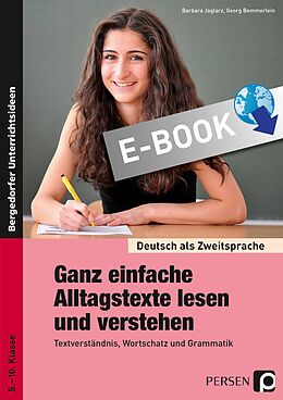 E-Book (pdf) Ganz einfache Alltagstexte lesen und verstehen von Barbara Jaglarz, Georg Bemmerlein