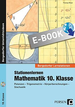 E-Book (pdf) Stationenlernen Mathematik 10. Klasse von Thomas Röser