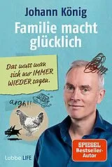 Kartonierter Einband Familie macht glücklich von Johann König