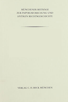 Kartonierter Einband Das Prozeßzeugnis im Rechte der gräco-ägyptischen Papyri von Walter Hellebrand