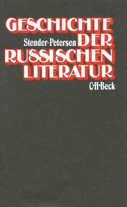 Leinen-Einband Geschichte der russischen Literatur von Adolf Stender-Petersen