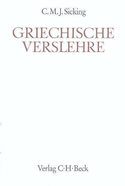 Griechische Verslehre