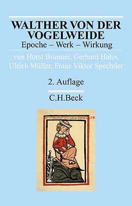 Kartonierter Einband Walther von der Vogelweide von Horst Brunner, Gerhard Hahn, Ulrich Müller