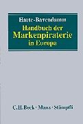 Leinen-Einband Handbuch der Markenpiraterie in Europa von 