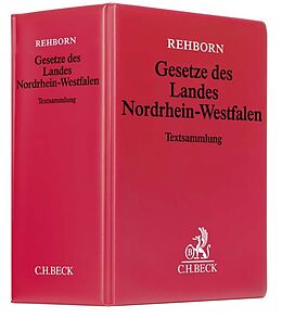 Loseblatt Gesetze des Landes Nordrhein-Westfalen von Hippel, Rehborn