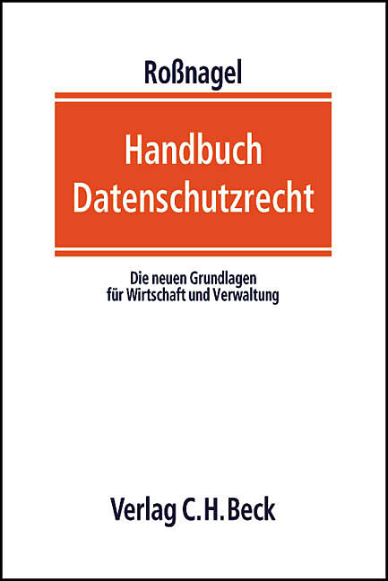 Handbuch Datenschutzrecht