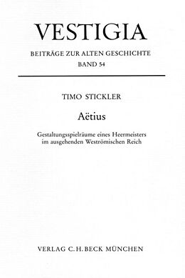 Fester Einband Aetius von Timo Stickler