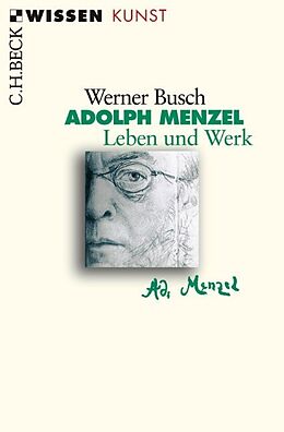 Kartonierter Einband Adolph Menzel von Werner Busch