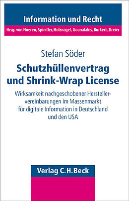 Kartonierter Einband Schutzhüllenvertrag und Shrink-Wrap-License von Stefan Söder